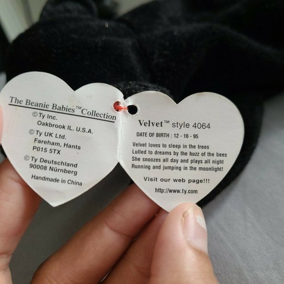 RARE ty Beanie Baby VELVET 1995 - Picture 2 of 7